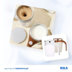 Caneca Térmica com Misturadora Automática